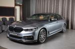BMW 530i Limited Black Edition in Bluestone Metallic by Abu Dhabi Motors 2018 года